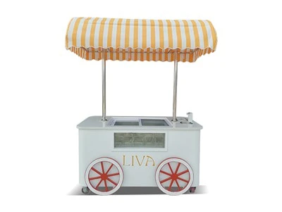 Carro congelador portàtil per a gelats